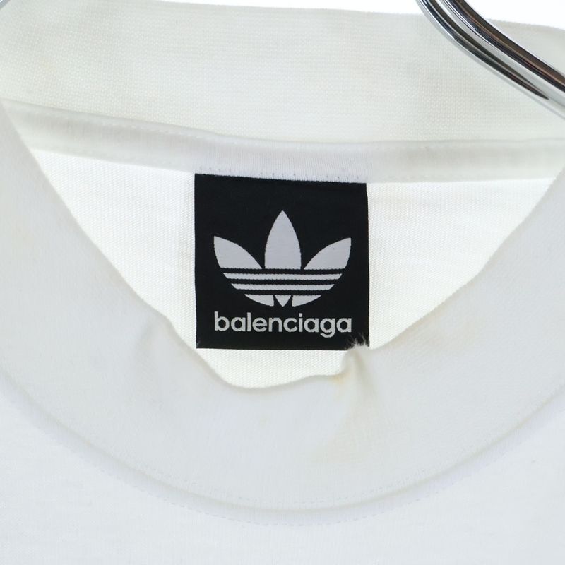 Balenciaga 23SS ×adidas Adidas Trefoil Logo Oversized T-shirt Short Sleeve Crew