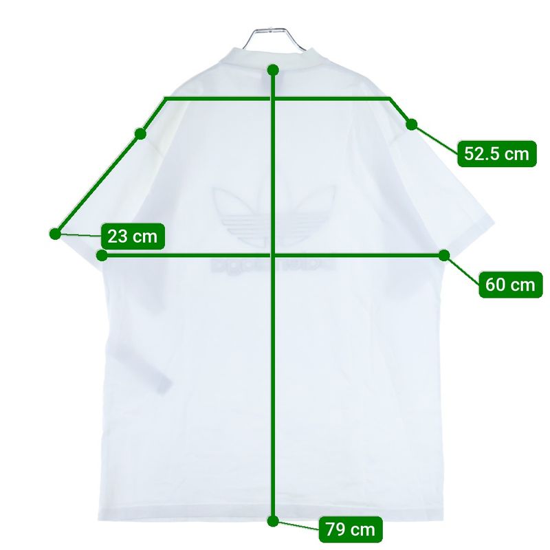 Balenciaga 23SS ×adidas Adidas Trefoil Logo Oversized T-shirt Short Sleeve Crew