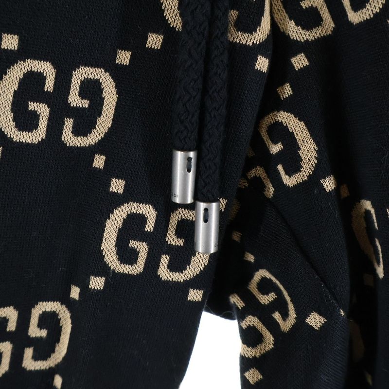 Gucci 22AW Sherry Line Tape Ggmonogram Jersey Cotton Jogger Pants Multi 695976