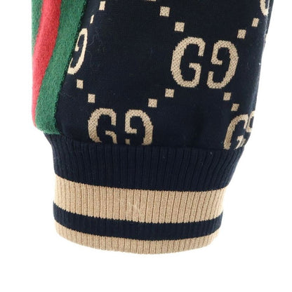 Gucci 22AW Sherry Line Tape Ggmonogram Jersey Cotton Jogger Pants Multi 695976