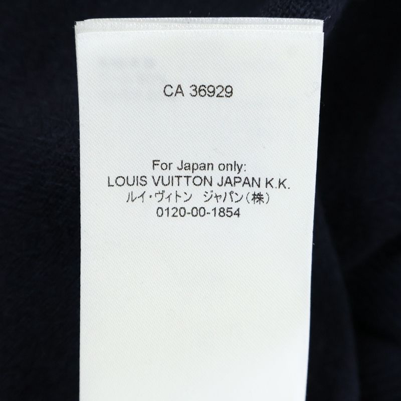 Louis Vuitton 23AW Monogram Sleeve Trimmed Cashmere Mix Wool Knit Sweater