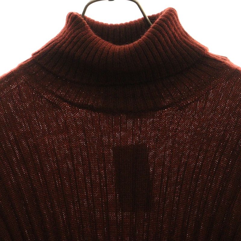 Gucci Ribbed Turtleneck Long-sleeved Knit Sweater Brown 626086 Xkbe7
