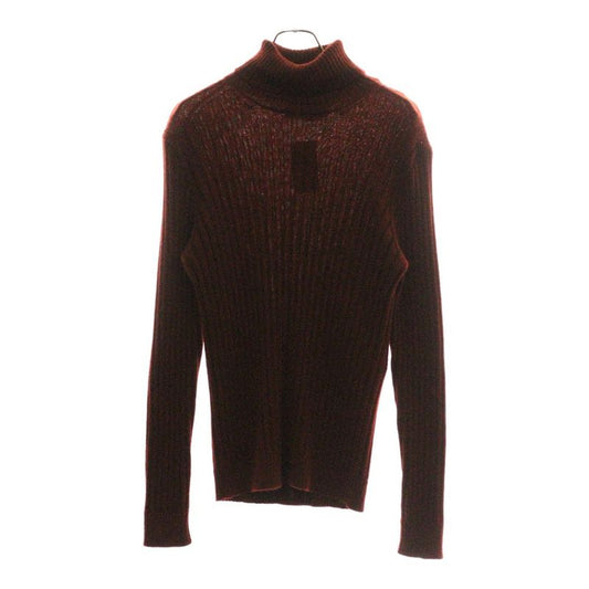 Gucci Ribbed Turtleneck Long-sleeved Knit Sweater Brown 626086 Xkbe7