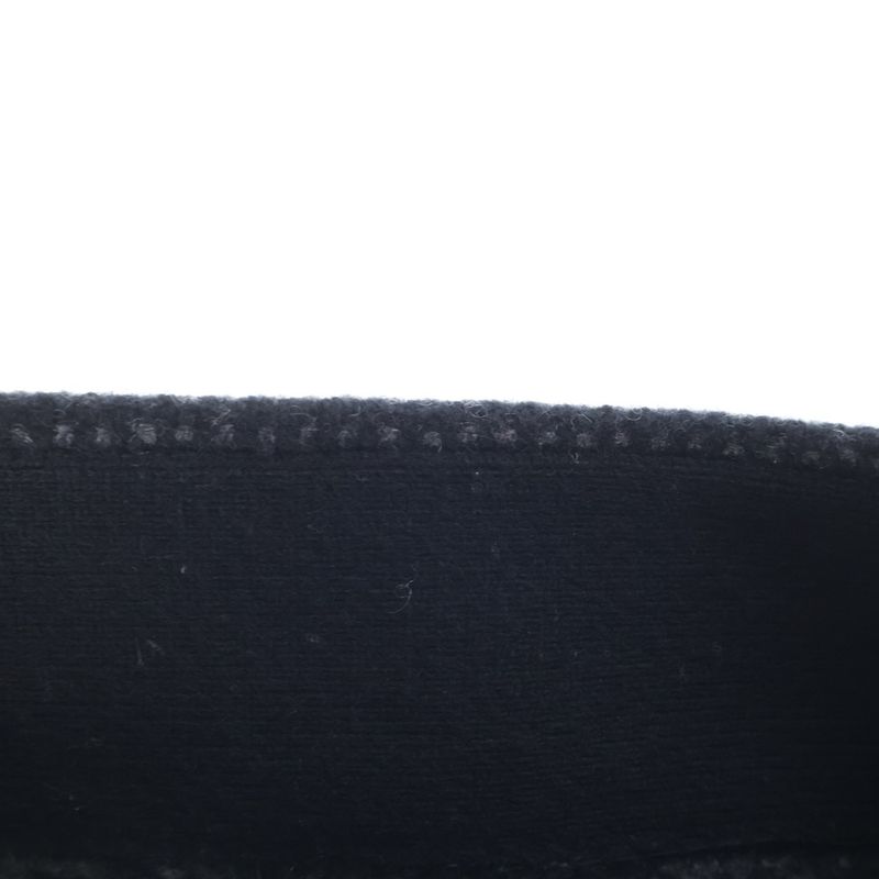 Fendi Zucca Pattern FF Logo Cashmere Knit Tight Miniskirt Grey/black Women