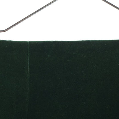 Chanel Velour Velvet Tight Medium Skirt Green Women