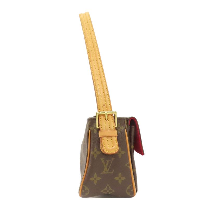 Louis Vuitton M51164 Viva Cité MM Shoulder Bag Monogram Canvas Women