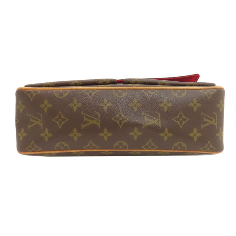 Louis Vuitton M51164 Viva Cité MM Shoulder Bag Monogram Canvas Women