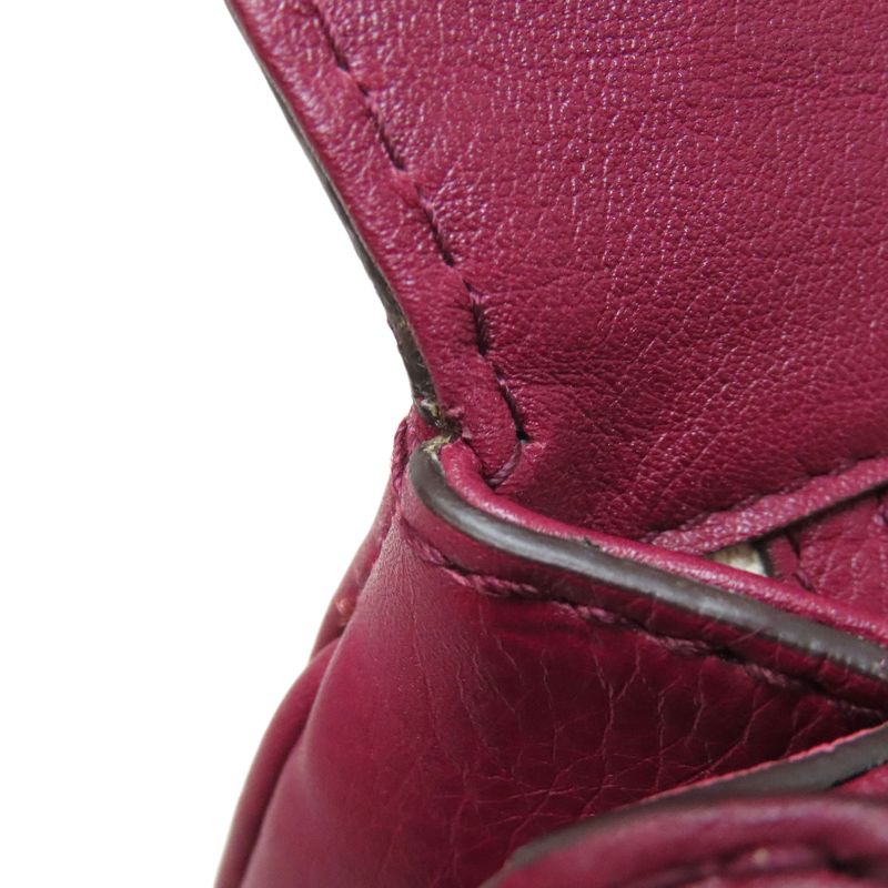 Gucci 254834 Bamboo 2-way Handbag Calf Women