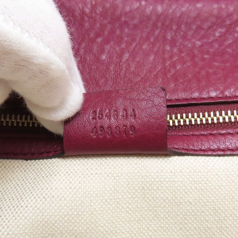 Gucci 254834 Bamboo 2-way Handbag Calf Women