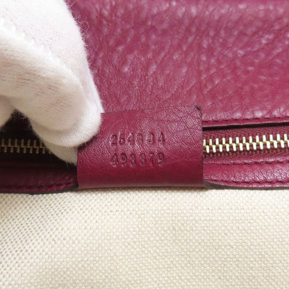 Gucci 254834 Bamboo 2-way Handbag Calf Women