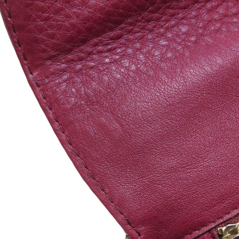 Gucci 254834 Bamboo 2-way Handbag Calf Women