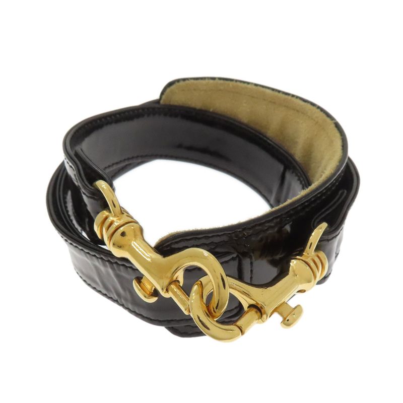 Chanel Coco Mark 2WAY Gold Hardware Boston Bag Enamel Women