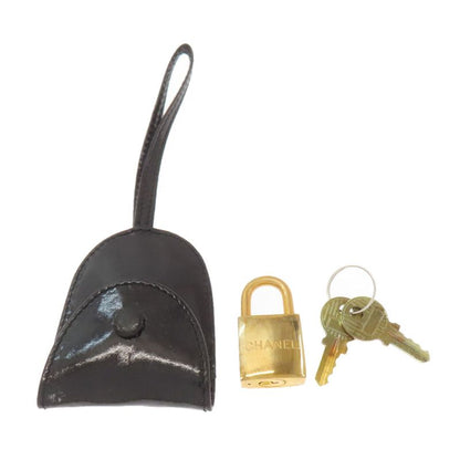 Chanel Coco Mark 2WAY Gold Hardware Boston Bag Enamel Women