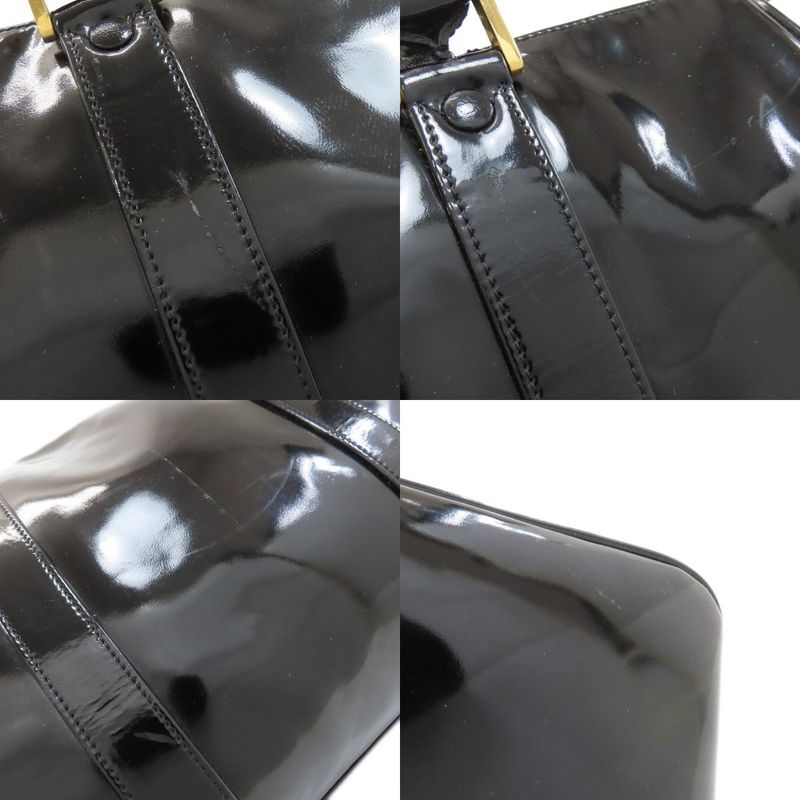 Chanel Coco Mark 2WAY Gold Hardware Boston Bag Enamel Women