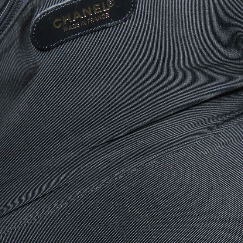 Chanel Coco Mark 2WAY Gold Hardware Boston Bag Enamel Women