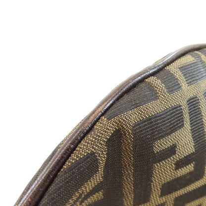 Fendi One Shoulder Zucca Pattern Shoulder Bag Canvas Women