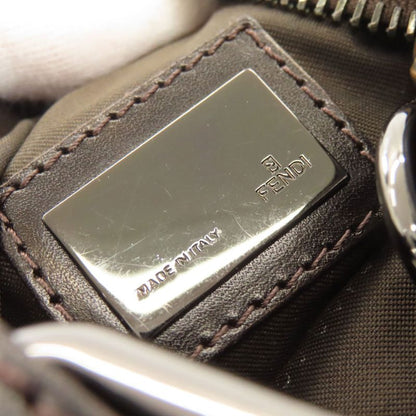 Fendi One Shoulder Zucca Pattern Shoulder Bag Canvas Women