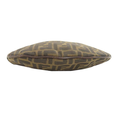 Fendi One Shoulder Zucca Pattern Shoulder Bag Canvas Women