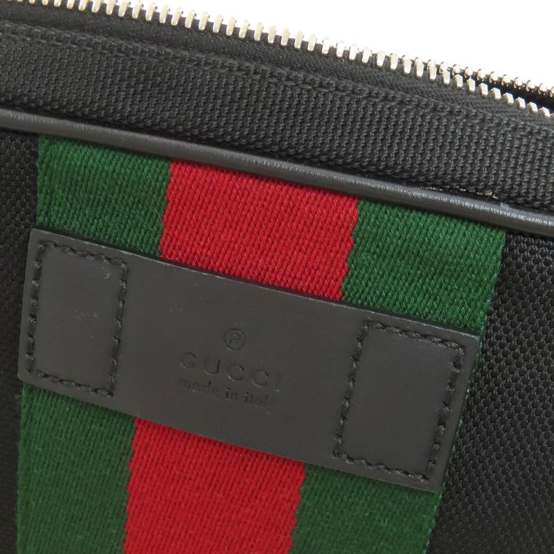 Gucci 630919 Outlet Sherry Line Hip Bag Waist Bag Canvas Women