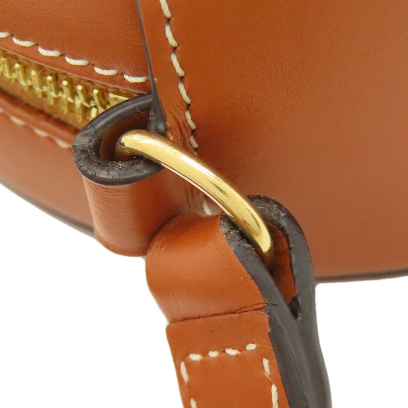 Celine Oval Purse Cuir Triomphe Shoulder Bag Calf Women