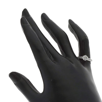 Tiffany & Co Solitaire Channel-set Diamond Ring And Ring Pt950 Ladies