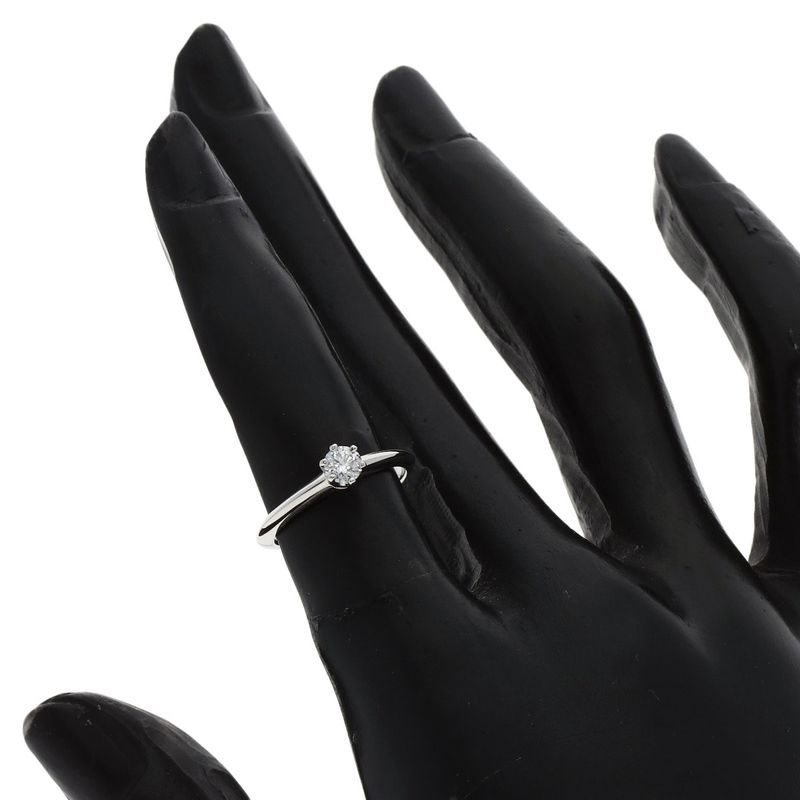 Tiffany & Co Solitaire Diamond Ring - Pt950 Ladies