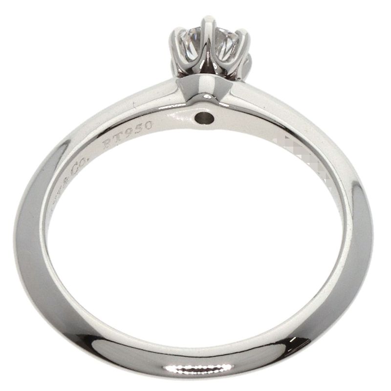 Tiffany & Co Solitaire Diamond Ring - Pt950 Ladies