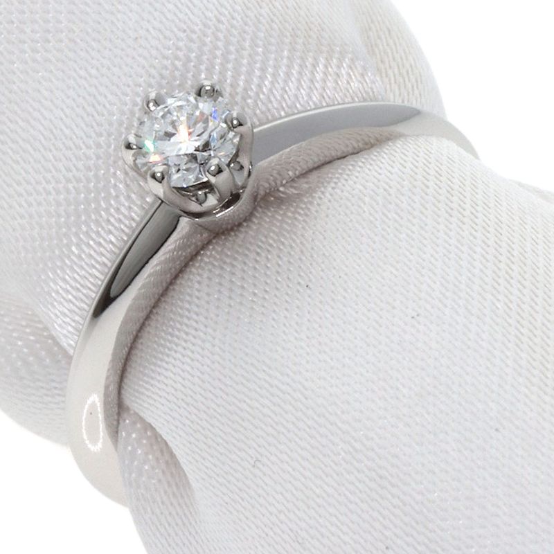 Tiffany & Co Solitaire Diamond Ring - Pt950 Ladies