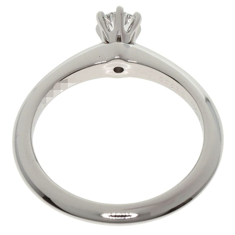 Tiffany & Co Solitaire Diamond Ring - Pt950 Ladies