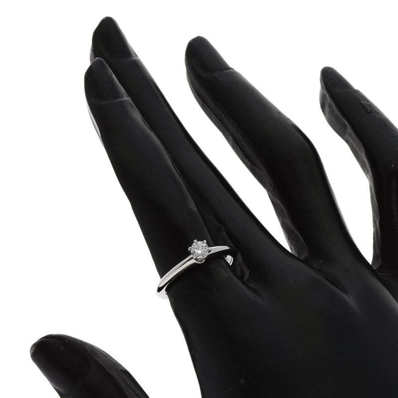Tiffany & Co Solitaire Diamond Ring - Pt950 Ladies