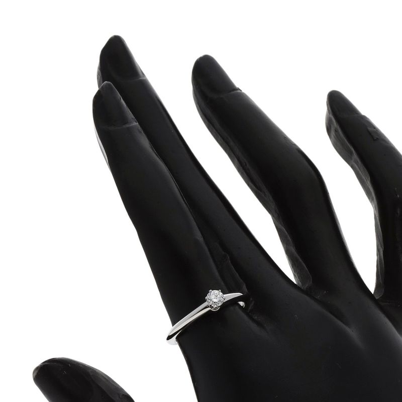 Tiffany & Co Solitaire Diamond Ring - Pt950 Ladies