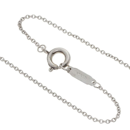 Tiffany & Co Sentimental Heart Diamond Necklace Pt950 Ladies