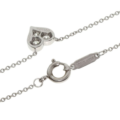 Tiffany & Co Sentimental Heart Diamond Necklace Pt950 Ladies