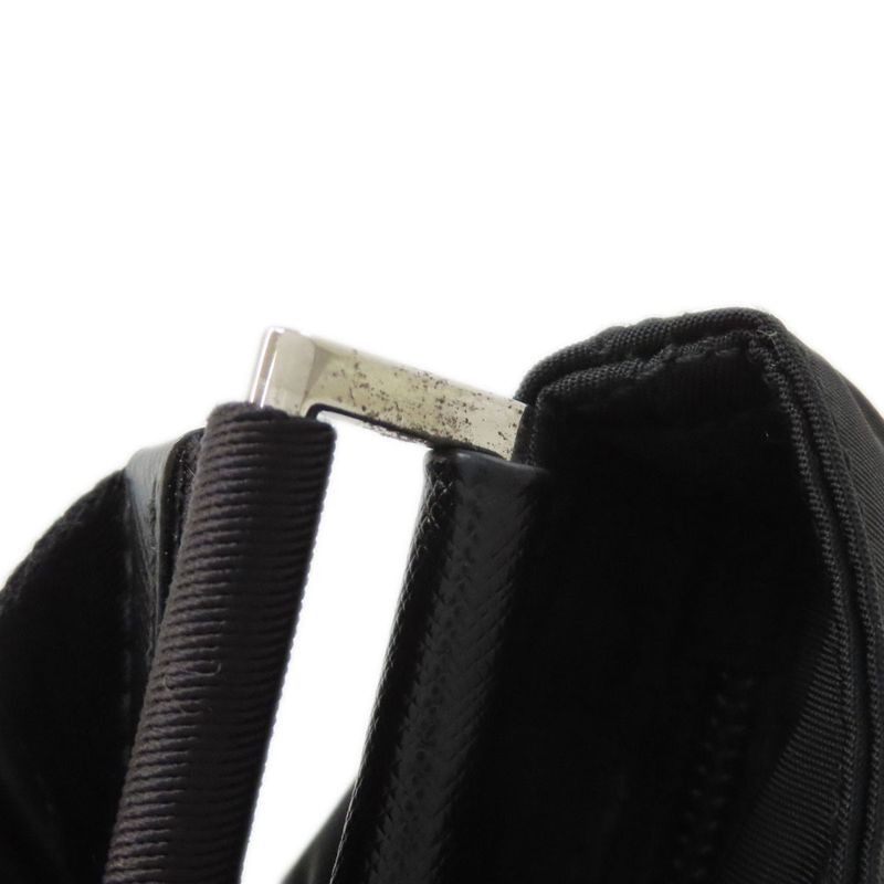 Prada Logo Hardware Shoulder Bag Nylon Women