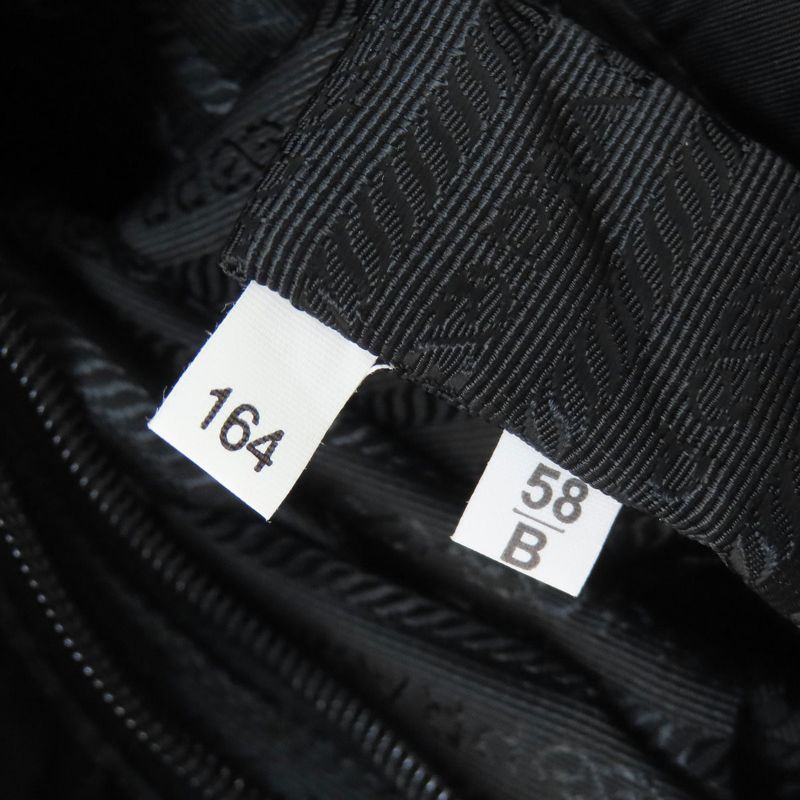 Prada Logo Hardware Shoulder Bag Nylon Women