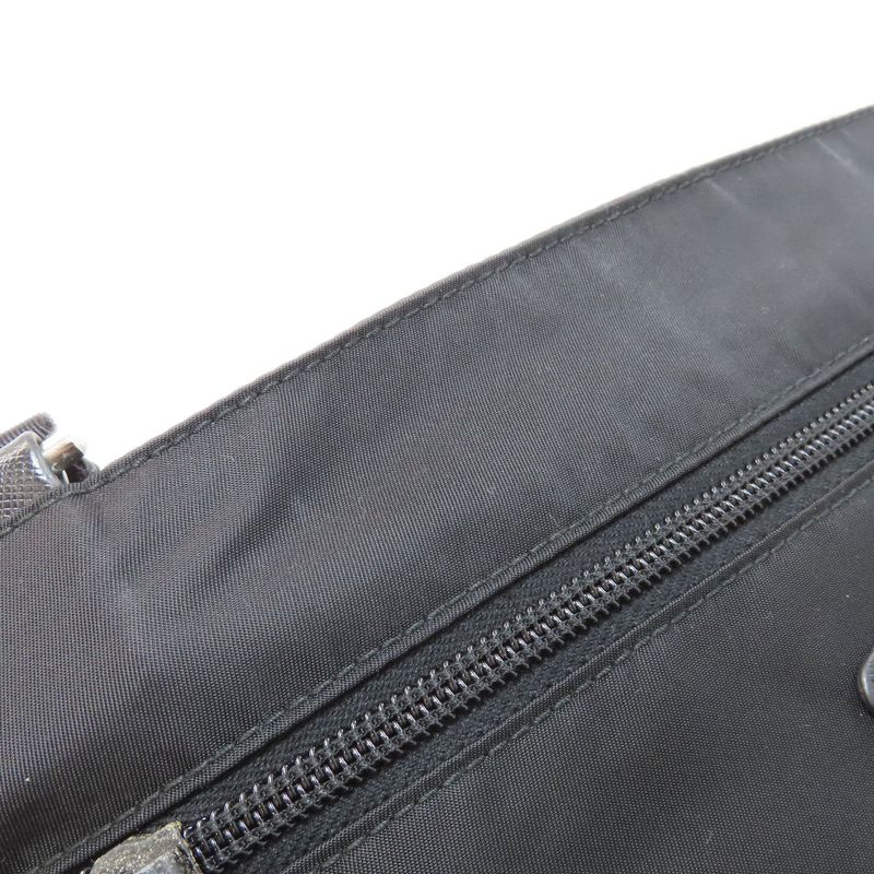 Prada Logo Hardware Shoulder Bag Nylon Women