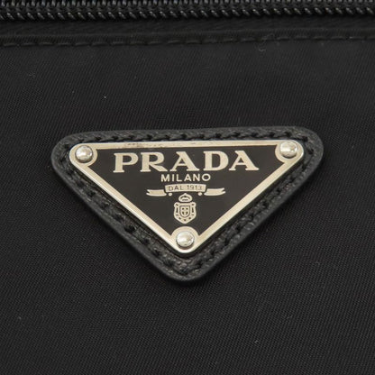 Prada Logo Hardware Shoulder Bag Nylon Women