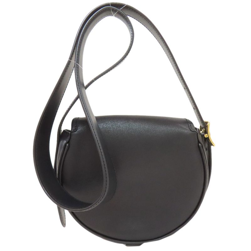 Louis Vuitton M55505 Tan Blanc Shoulder Bag Leather Women