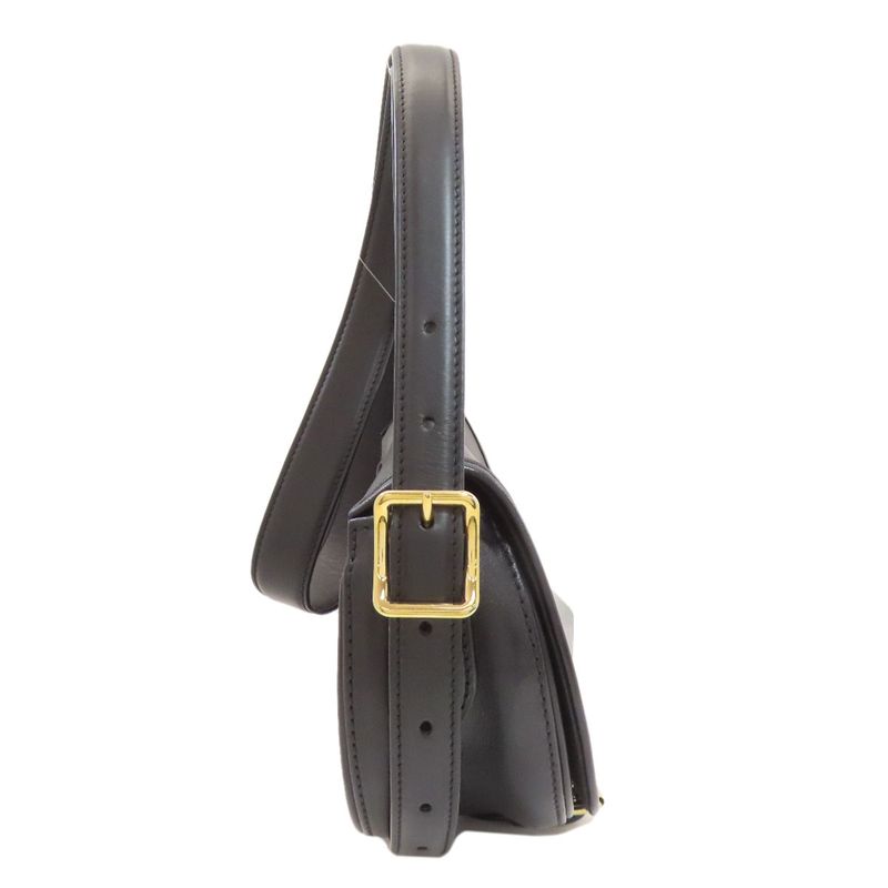 Louis Vuitton M55505 Tan Blanc Shoulder Bag Leather Women