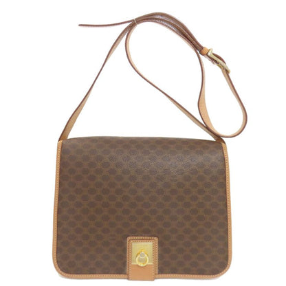 Celine Macadam Pattern Shoulder Bag PVC Ladies