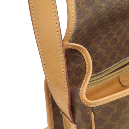 Celine Macadam Pattern Shoulder Bag PVC Ladies