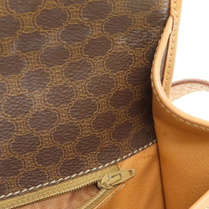 Celine Macadam Pattern Shoulder Bag PVC Ladies