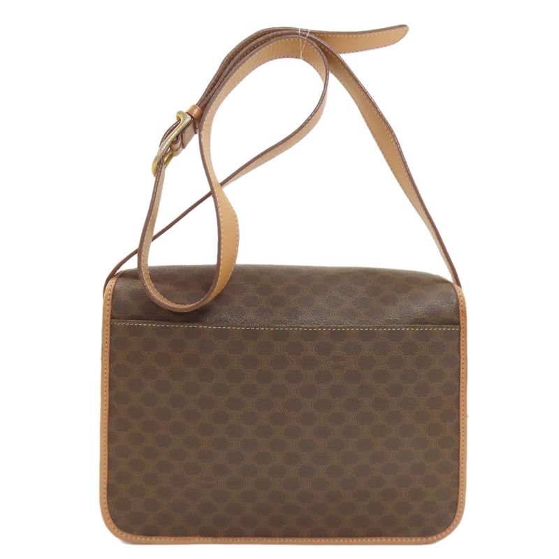 Celine Macadam Pattern Shoulder Bag PVC Ladies