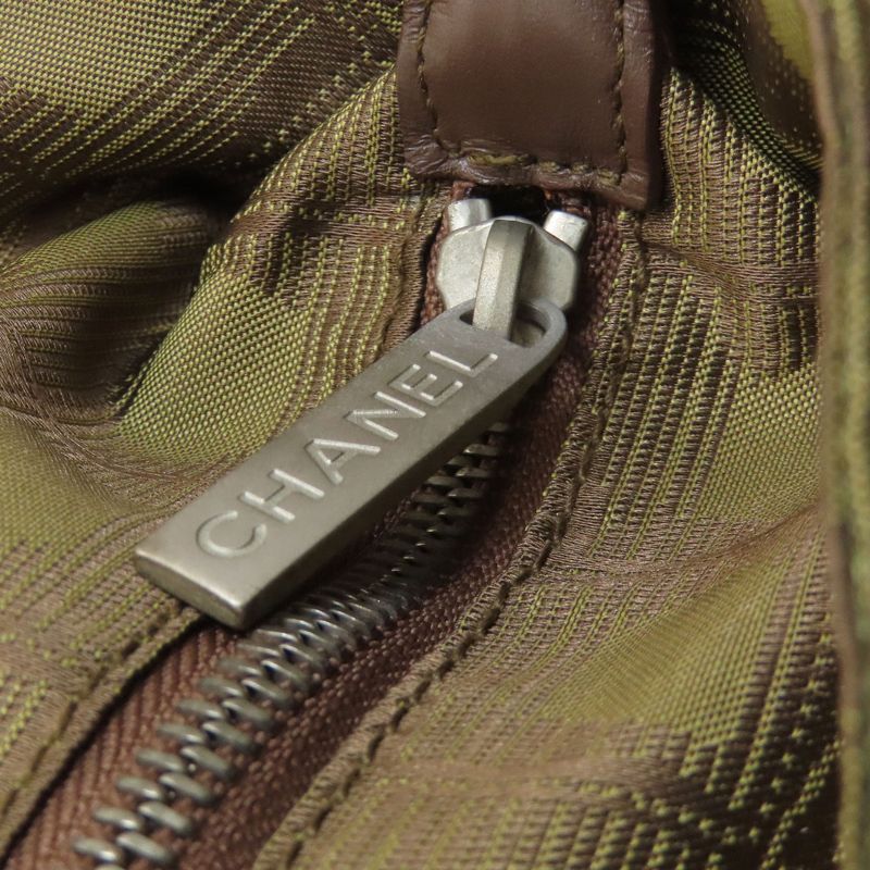 Chanel New Travel Line Tote Bag Nylon Jacquard Women