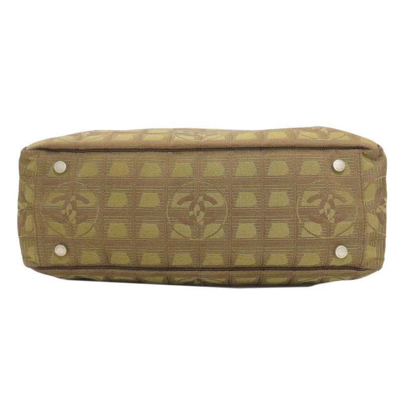 Chanel New Travel Line Tote Bag Nylon Jacquard Women