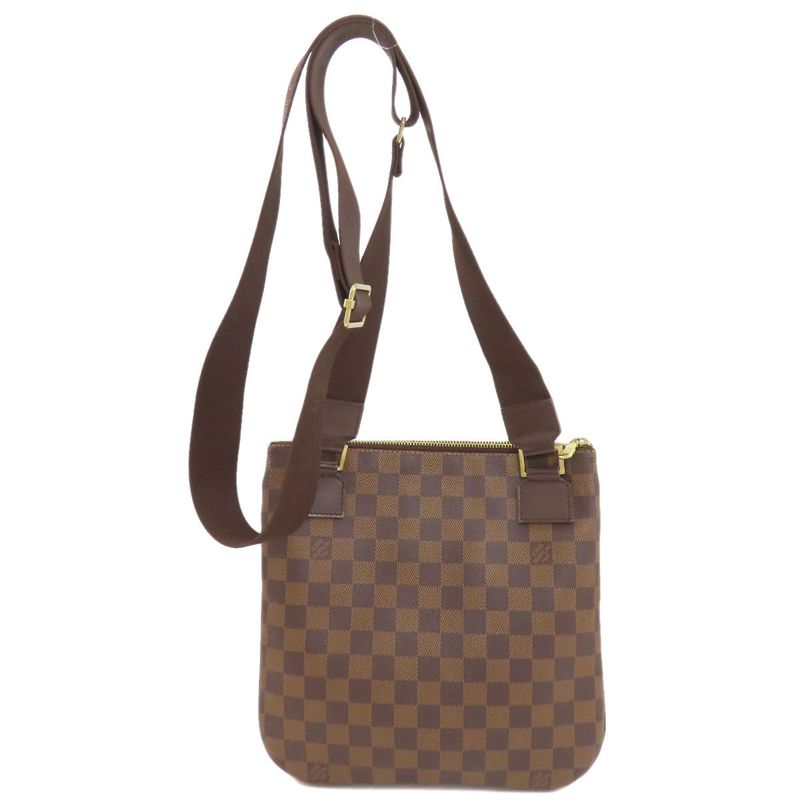 Louis Vuitton N51111 Pochette Boss Faure Shoulder Bag Damier Canvas Women