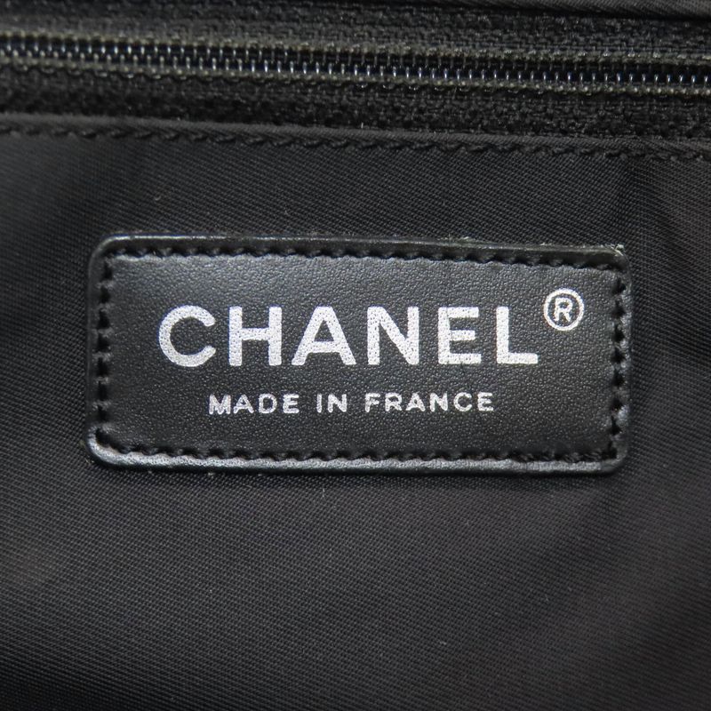 Chanel New Travel Line PM Tote Bag Nylon Jacquard Women
