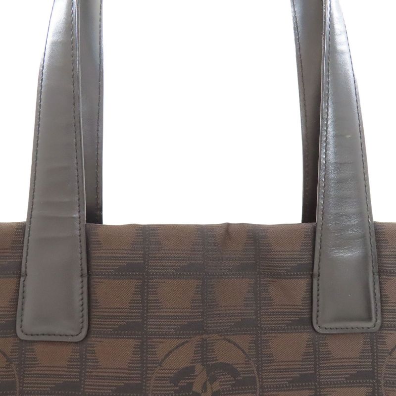 Chanel New Travel Line PM Tote Bag Nylon Jacquard Women