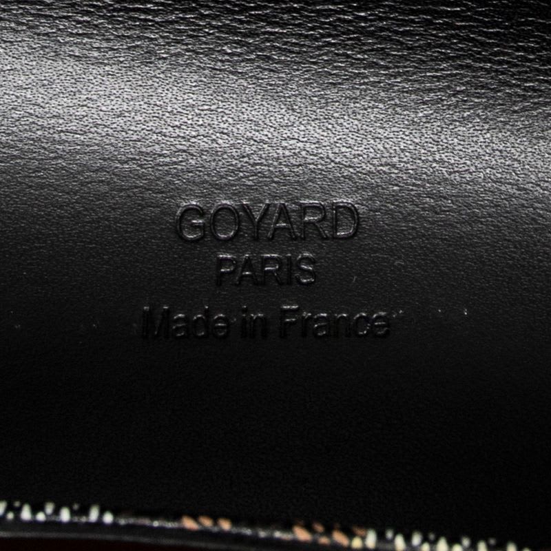 Goyard Gran Blue Black Goyardin Canvas