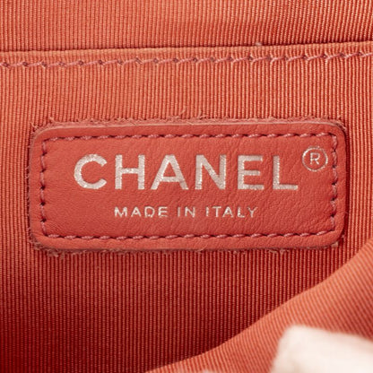 Chanel Spirit Backpack Pink Chevron Quilted Calfskin Leather